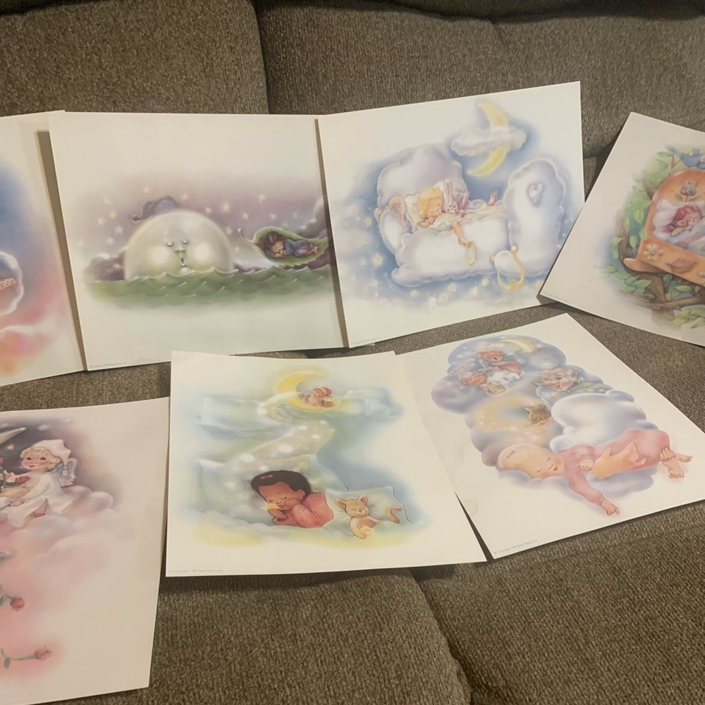 Eight Brite Dream vintage prints